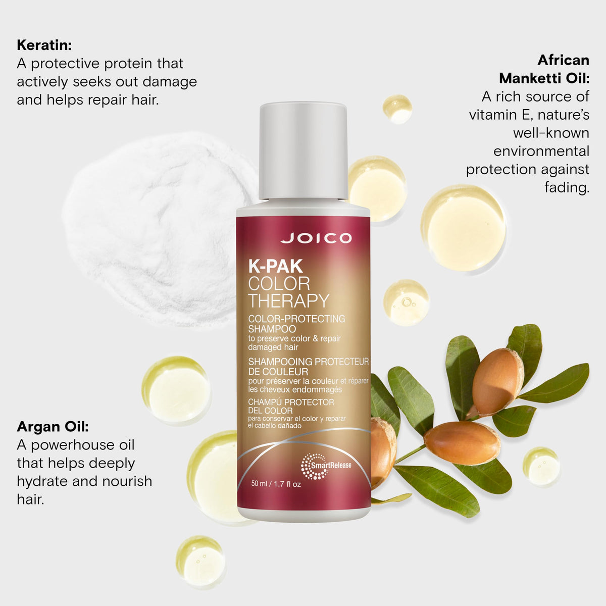 Joico K-PAK Color Therapy Color-Protecting Shampoo | For Color-Treated Hair | Boost Shine | Improve Elasticity | Repair Breakage | Rebuild Damaged Beauty & Personal Care Joico