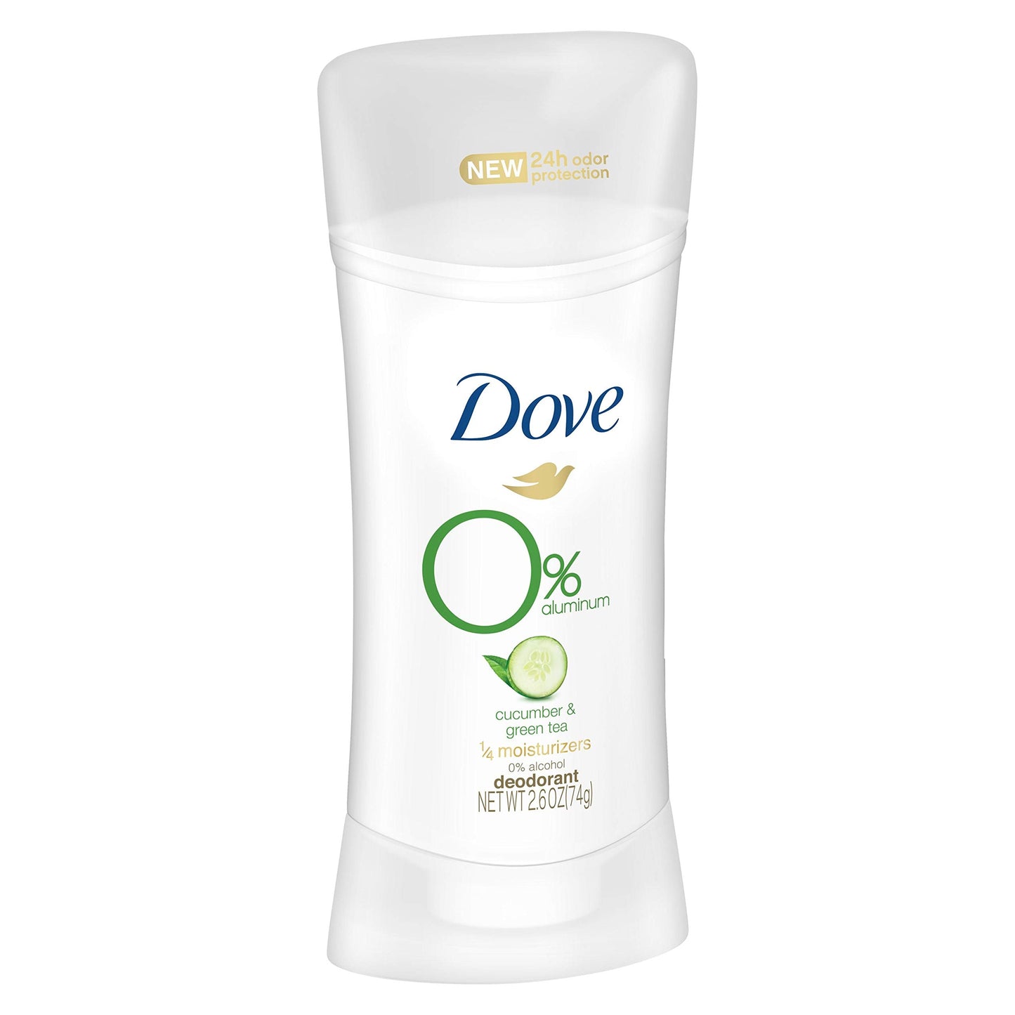 Dove 0% Aluminum Deodorant for Women ¼ Moisturizers Cucumber & Green Tea with 24-Hour Odor Protection,2.6 Ounce (Pack of 3) Beauty and Personal Care Dove