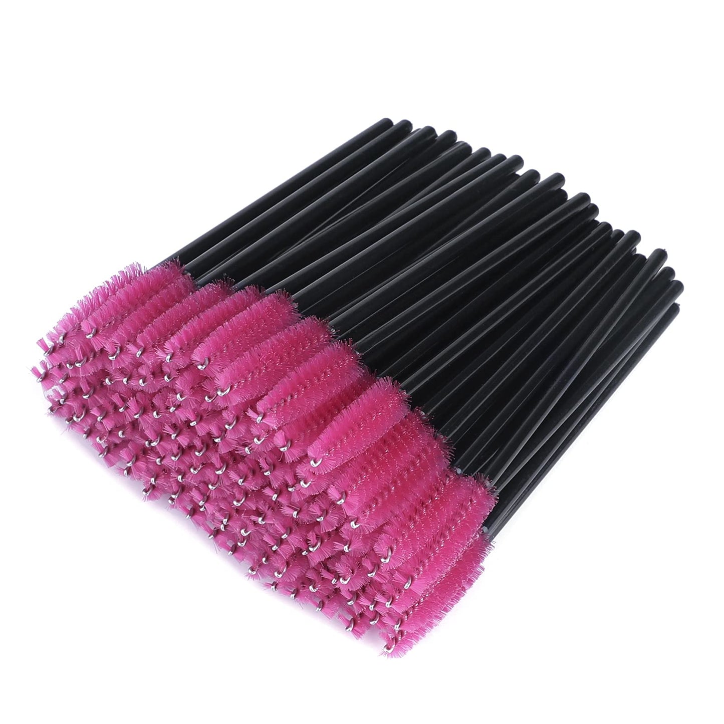 G2PLUS 100PCS Disposable Eyelash Brushes, Rose Mascara Wands Applicator Makeup Kits, Eyelash Spoolies Brushes for Eyelash Extensions and Eyebrows Beauty & Personal Care G2PLUS