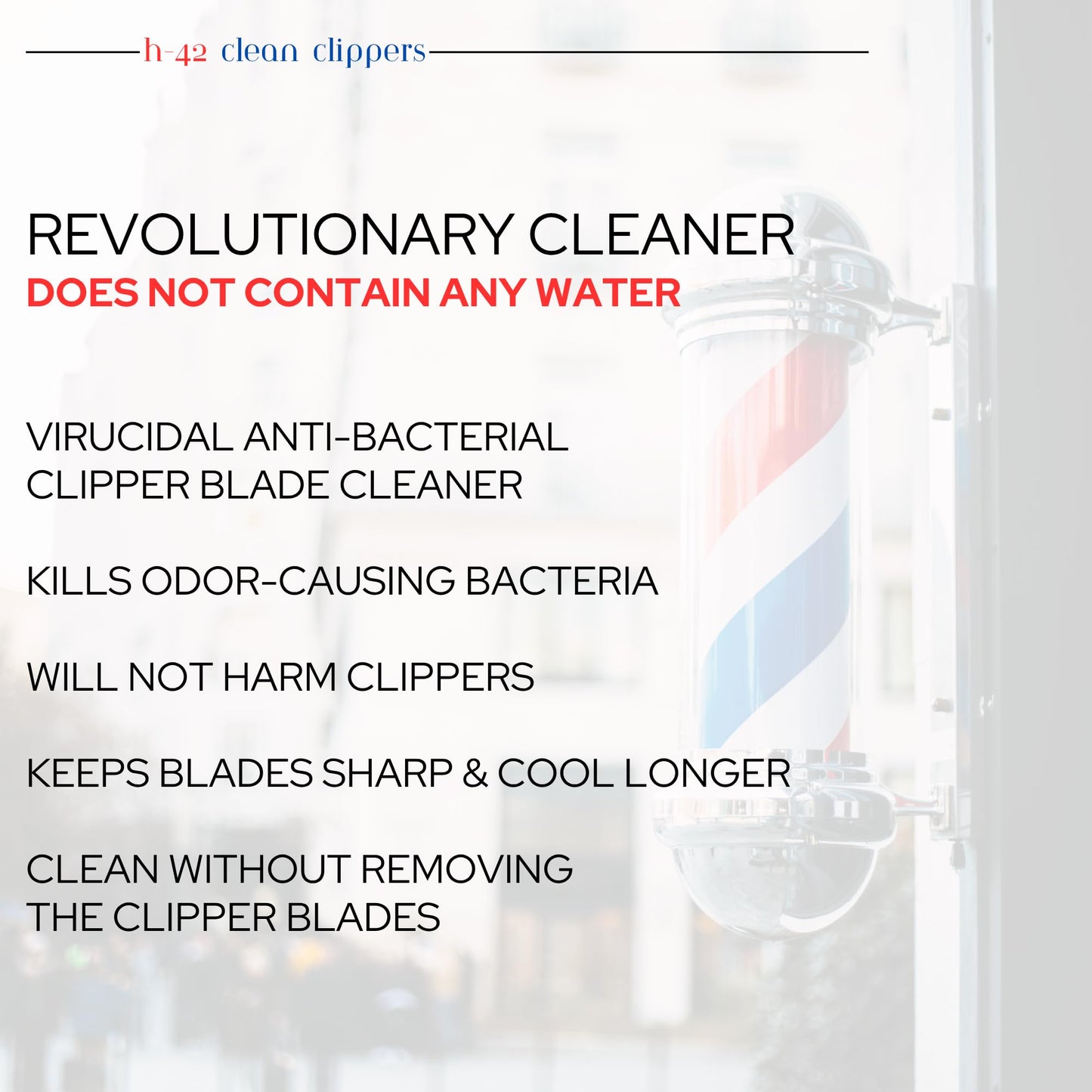 Skin Revolution H-42 Professional Clipper Blade Cleaner - Waterless, Cleans & Cools, 32oz Refill Bottle Beauty and Personal Care Skin Revolution