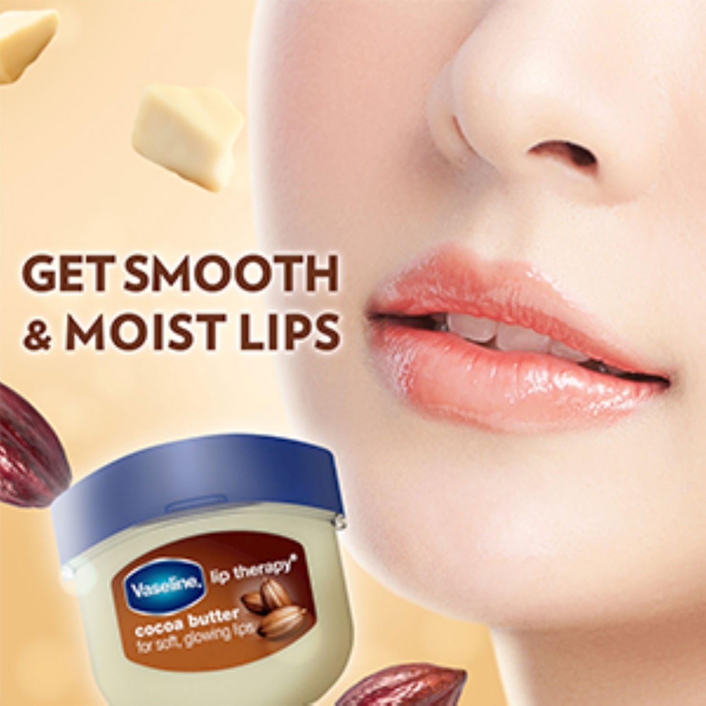 Vaseline Lip Therapy Lip Balm Mini, Cocoa Butter, 0.25 oz Beauty and Personal Care Vaseline