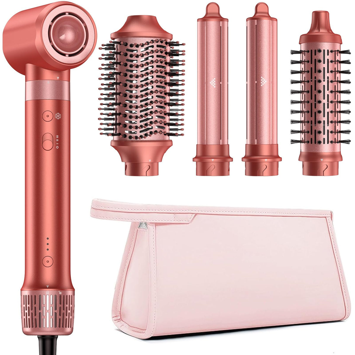 HITTIONA High-Speed Hair Dryer Brush - Hot Air Styler Multi Hair Styler