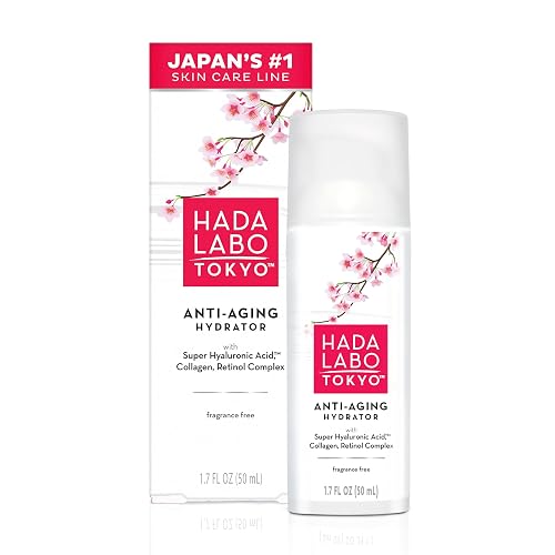 Hada Labo Tokyo Anti-Aging Hydrator Face Serum, with Super Hyaluronic Acid, Collagen & Retinol Complex to Reduce Signs of Aging, Increase Skin Beauty & Personal Care Hada Labo Tokyo