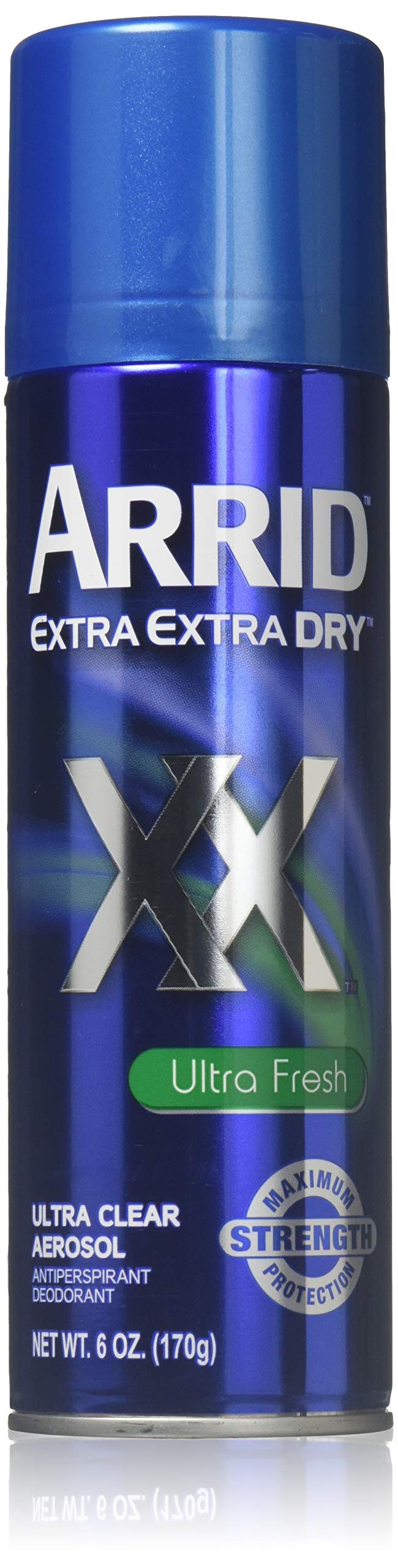 Arrid Xx U/Clr-U/Frsh Size 6z Extra Dry Ultra Clear Fresh Aerosol Deodorant Beauty and Personal Care Arrid