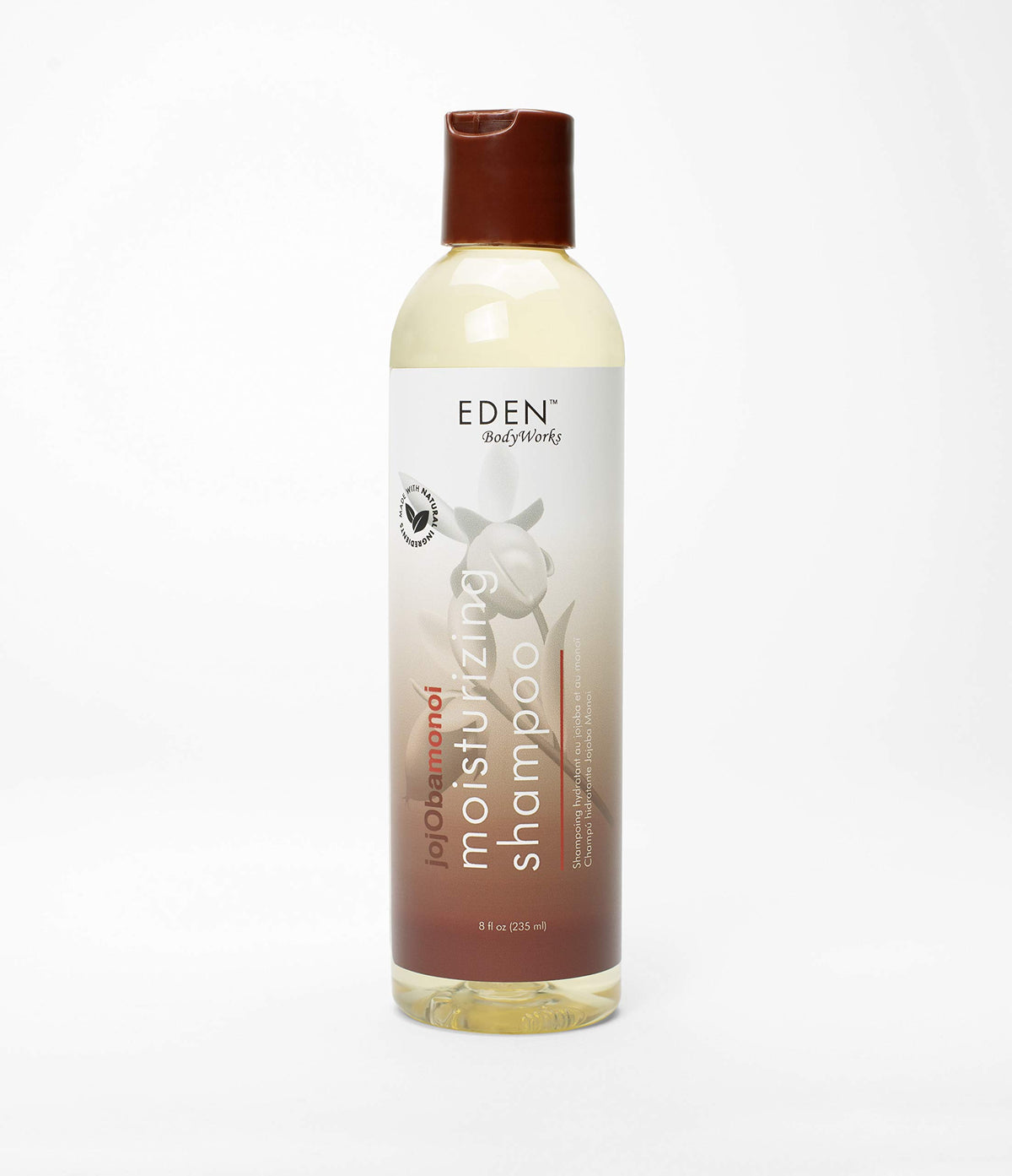 EDEN BodyWorks JojOba Monoi Moisturizing Shampoo, 8oz- Packaging May Vary