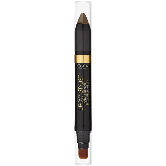 L'Oréal Paris Brow Stylist Kabuki Blender Brow Crayon, Blonde, 0.05 oz.