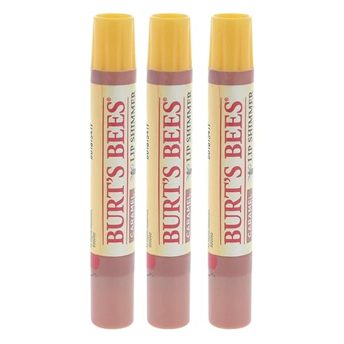 Burt's Bees Lip Shimmer, Caramel, 0.09 Ounces each (Value Pack of 3) Beauty & Personal Care Burt's Bees