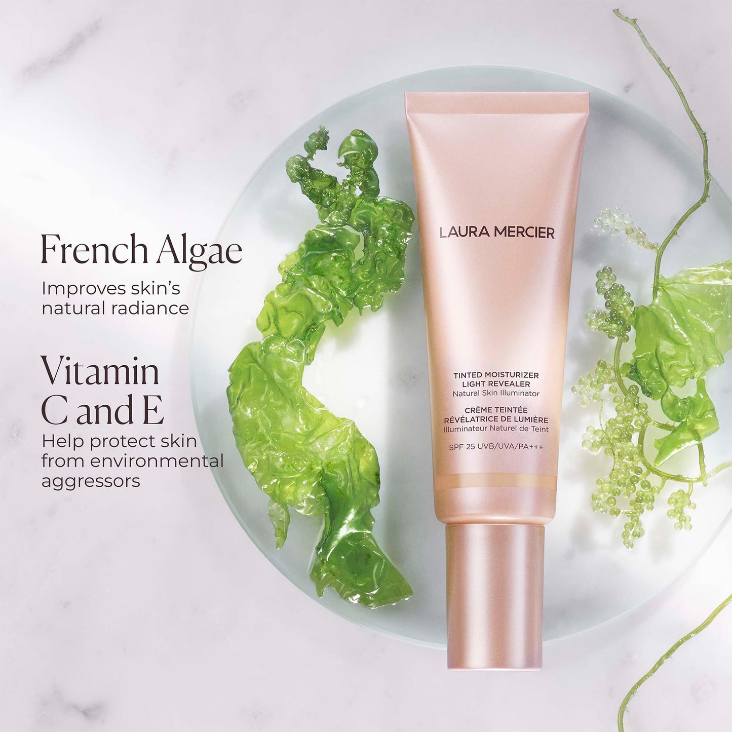 Laura Mercier Tinted Moisturizer Light Revealer Natural Skin Illuminator with SPF 25: All Day Hydration, Ultra-Sheer Coverage, Luminous & Radiant Beauty & Personal Care Laura Mercier
