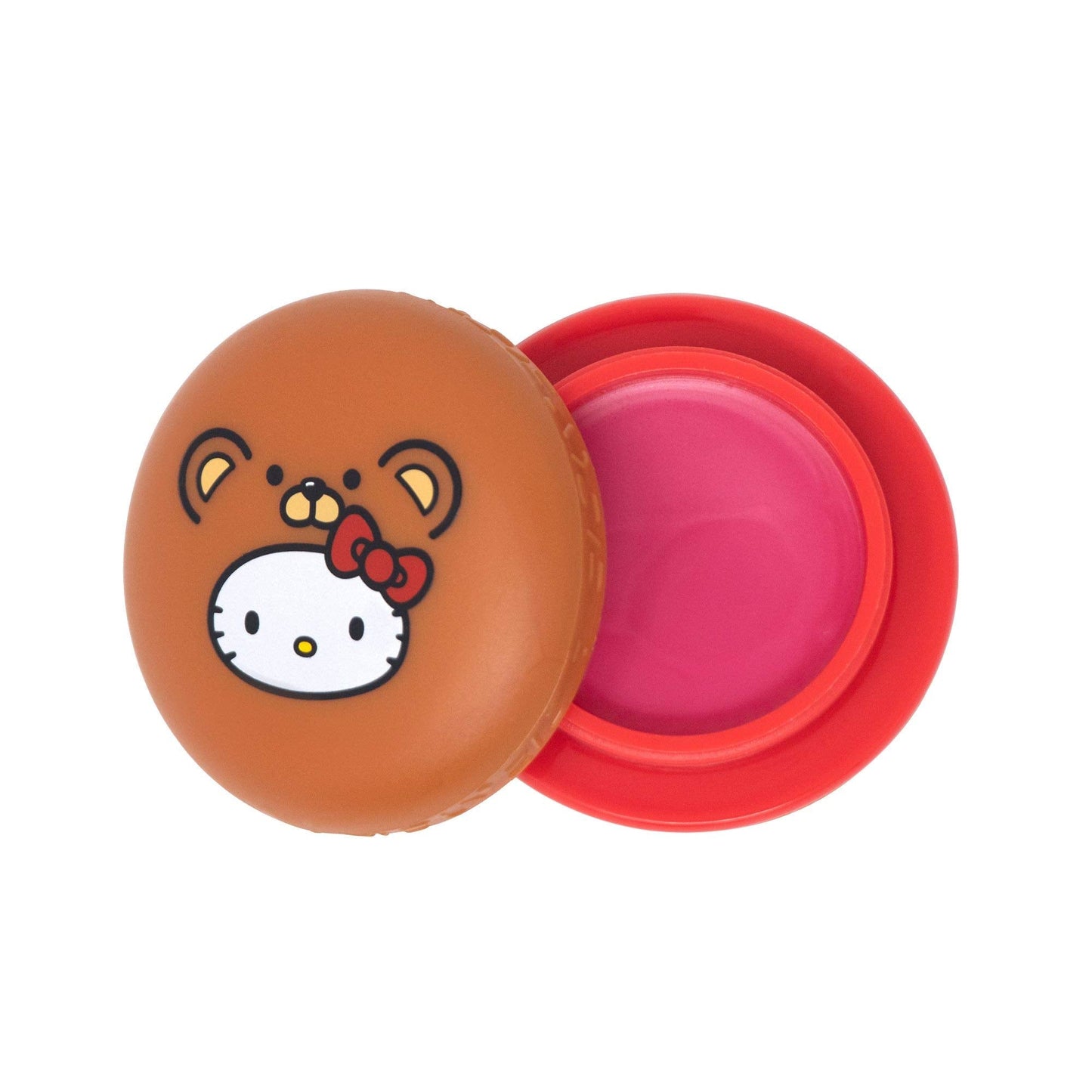 The Crème Shop x Sanrio Hello Kitty Macaron Lip Balm Korean Cute Scented Pocket Portable Soothing Advanced Must-Have on-the-go (Hello Kitty Red Beauty and Personal Care The Crème Shop