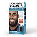 Just For Men Mustache & Beard, multiple uses Beard Dye for Men with Brush, With Keratin Biotin Aloe and Coconut Oil for Healthy Facial Hair - Rich Beauty & Personal Care Just for Men