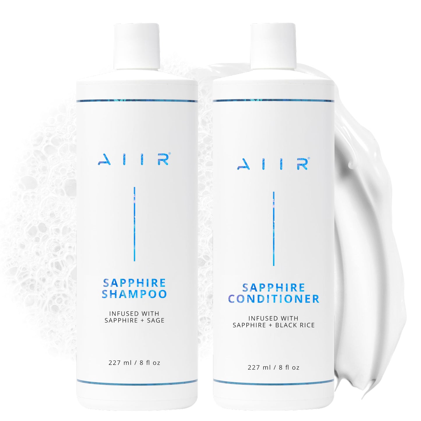 AIIR Sapphire Shampoo and Conditioner - Adding Shine & Softness, Amino Acids Repairs and Strengthens Damaged Hair, Hydrate and Moisturize Dry Brittle Beauty & Personal Care AIIR