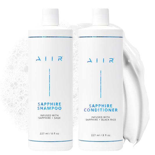 AIIR Sapphire Shampoo and Conditioner - Adding Shine & Softness, Amino Acids Repairs and Strengthens Damaged Hair, Hydrate and Moisturize Dry Brittle Beauty & Personal Care AIIR
