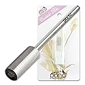 PANA Flat Top Small Barrel 3/32" Shank Size - (Silver, Extra Fine Grit) - Fast remove Acrylic or Hard Gel Nail Drill Bit for Manicure Pedicure Salon Beauty & Personal Care PANA