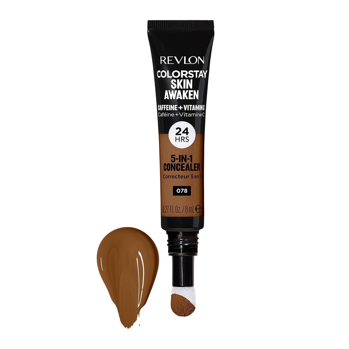Revlon ColorStay Skin Awaken 5-in-1 Concealer, Lightweight, Creamy Longlasting Face Makeup with Caffeine & Vitamin C, For Imperfections, Dark Circles Beauty & Personal Care REVLON