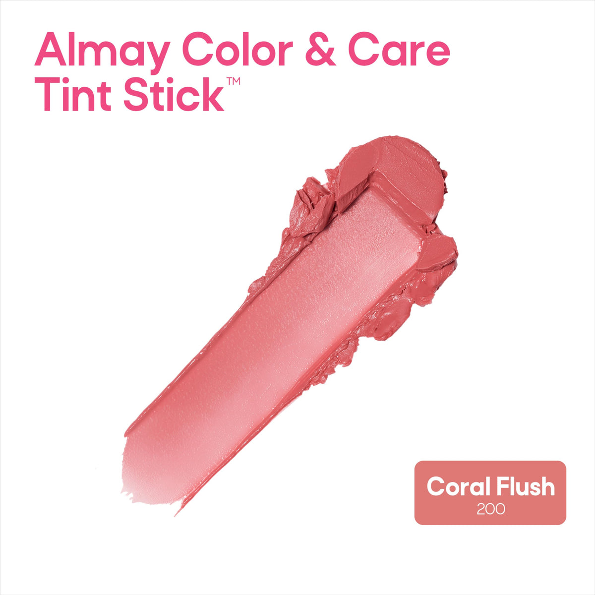 Almay Color & Care Tint Stick, 200 Coral Flush, 0.25 oz
