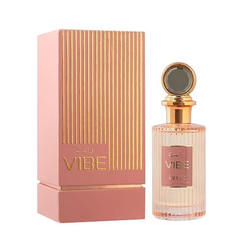 ARIAZ Vibe Women Eau De Parfum - Playful Candy Gourmand with Black Currant, Raspberry, Lemon Fizz, Cotton Candy, Vanilla & Musk - Long Lasting Oil Beauty & Personal Care ARIAZ