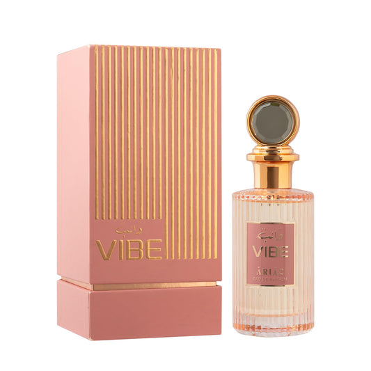 ARIAZ Vibe Women Eau De Parfum - Playful Candy Gourmand with Black Currant, Raspberry, Lemon Fizz, Cotton Candy, Vanilla & Musk - Long Lasting Oil Beauty & Personal Care ARIAZ