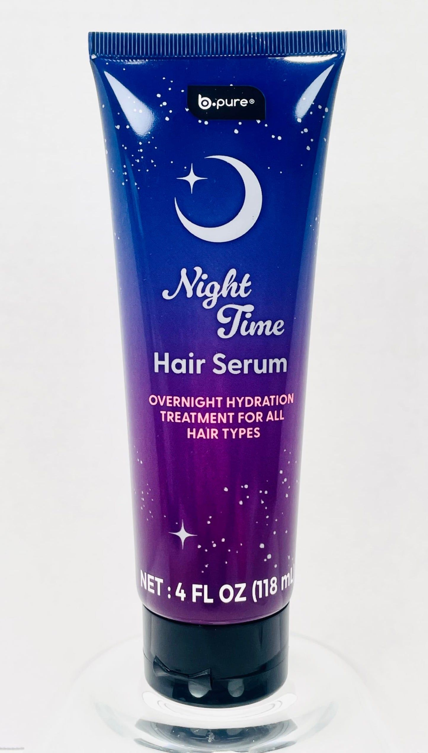 b.pure Night Time Hair Serum, Overnight Hydration Treatment for All Hair Types, 4 fl oz Beauty & Personal Care b.pure