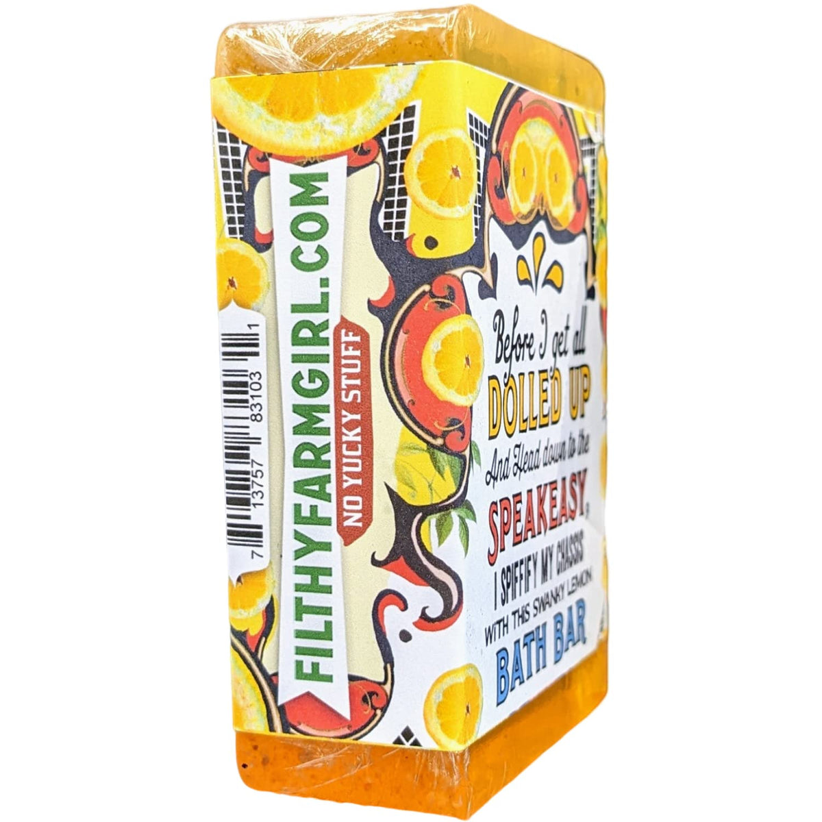Filthy Bohemian Lucky Ducky Lemon Drop Soap Bar Beauty & Personal Care Filthy Farmgirl