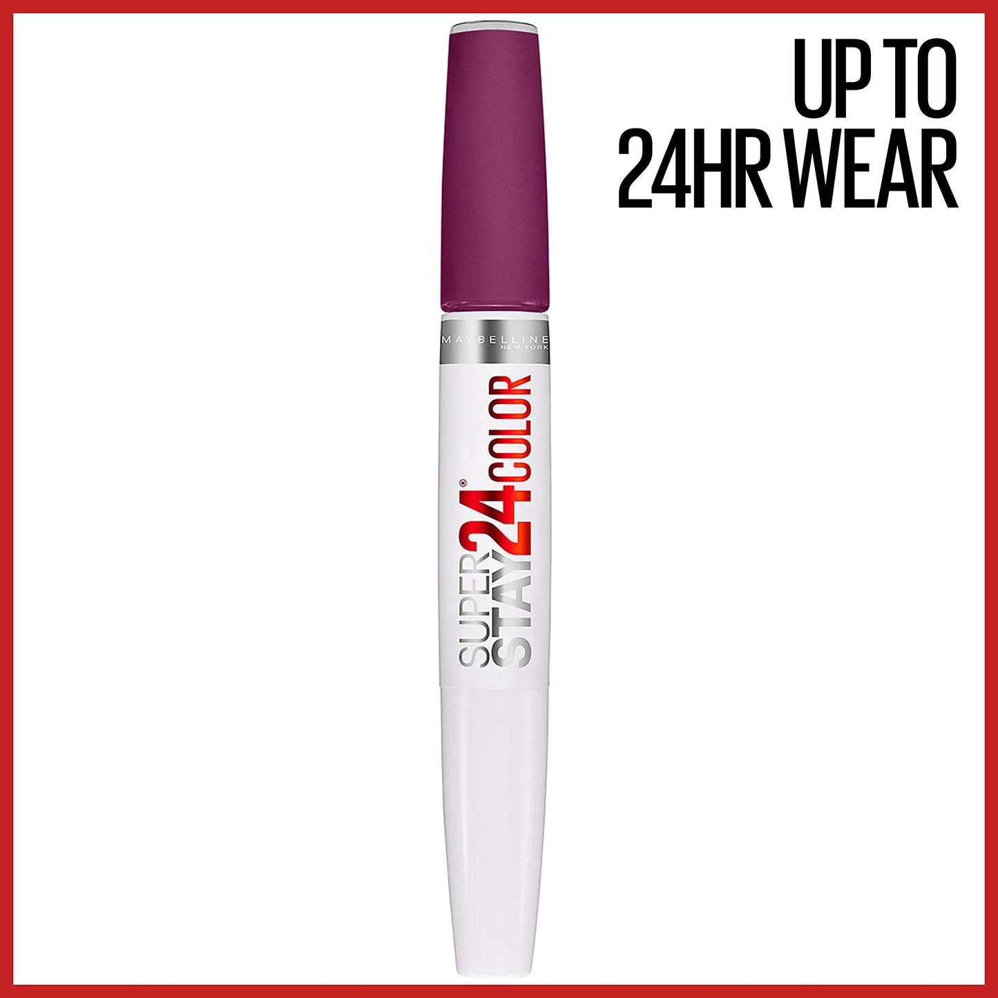 Maybelline SuperStay 24 2-Step Liquid Lipstick Makeup, Boundless Berry, 1 kit Beauty & Personal Care MAYBELLINE