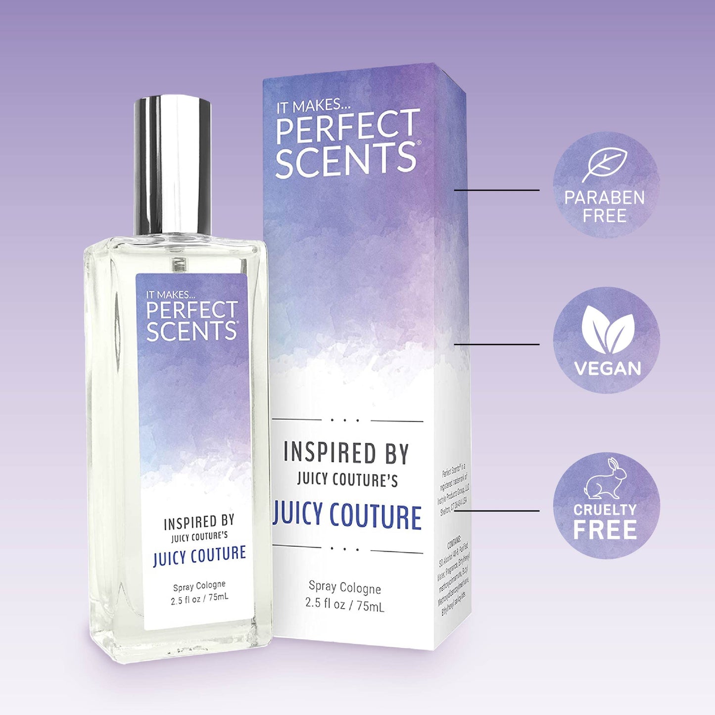 Perfect Scents Fragrances, Inspired by Juicy Couture's Juicy Couture, Women’s Eau de Toilette, Vegan, Paraben-Free, Phthalate-Free, Never Tested Beauty & Personal Care Perfect Scents