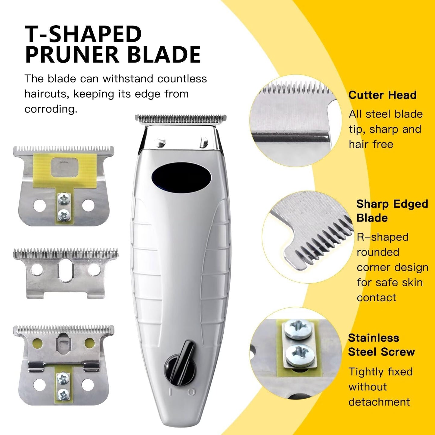 Trimmer Blades Replacement Kit Fit for Andis G, GO, GTO, for GTX T*Outliners Trimmers, 2 Sets of Blades Fit for Headliner LS2, LS3 Trimmers by Beauty and Personal Care YTXXDEUS