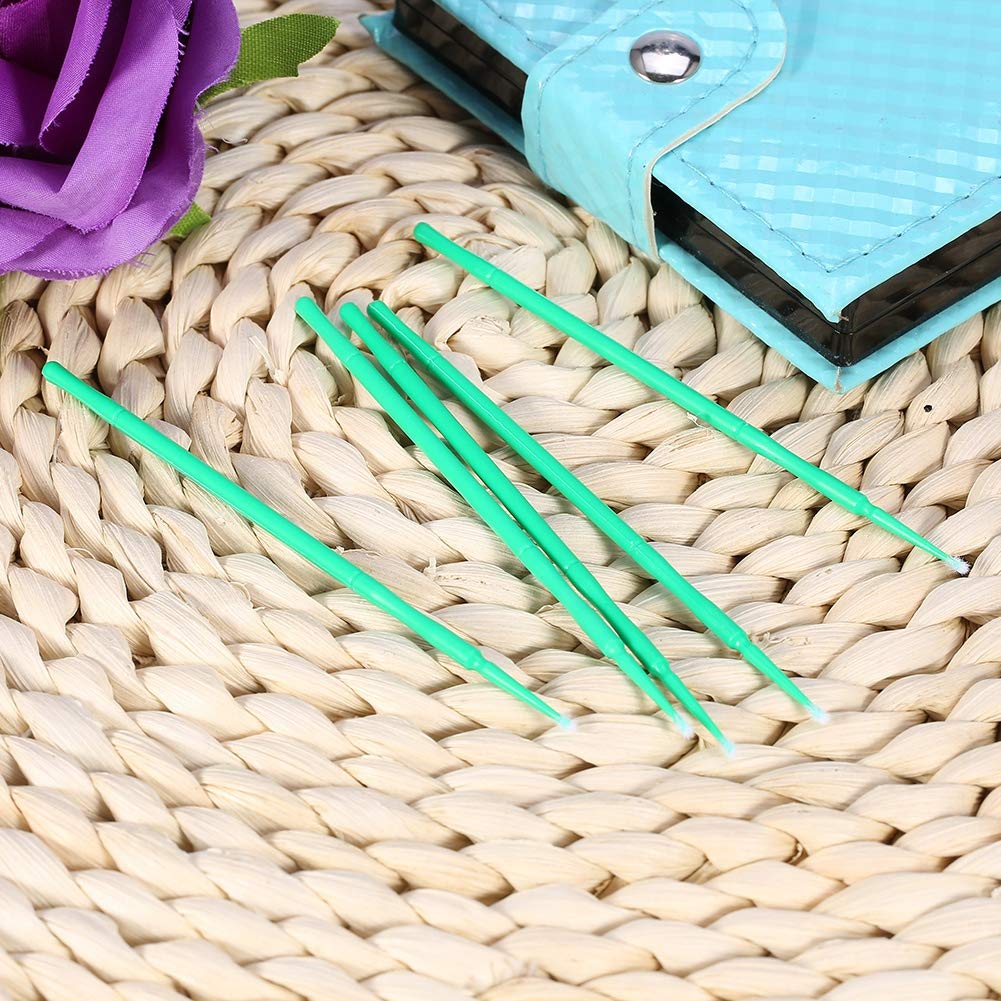 Salmue 4 Colors Available 100PCS/Bag Disposable Micro Applicator Brushes, Women Eyelash Extension Brushes for Makeup Brushes, Extension Mascara Brush Beauty & Personal Care Salmue