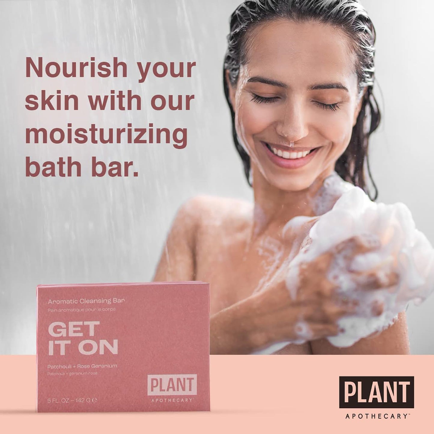 Plant Apothecary Get It On Vegan Soap with Patchouli - Aromatic Vegan Soap with Moisturizing Shea Butter and Jojoba Oil for Dry Skin - 5 oz Beauty & Personal Care plant apothecary
