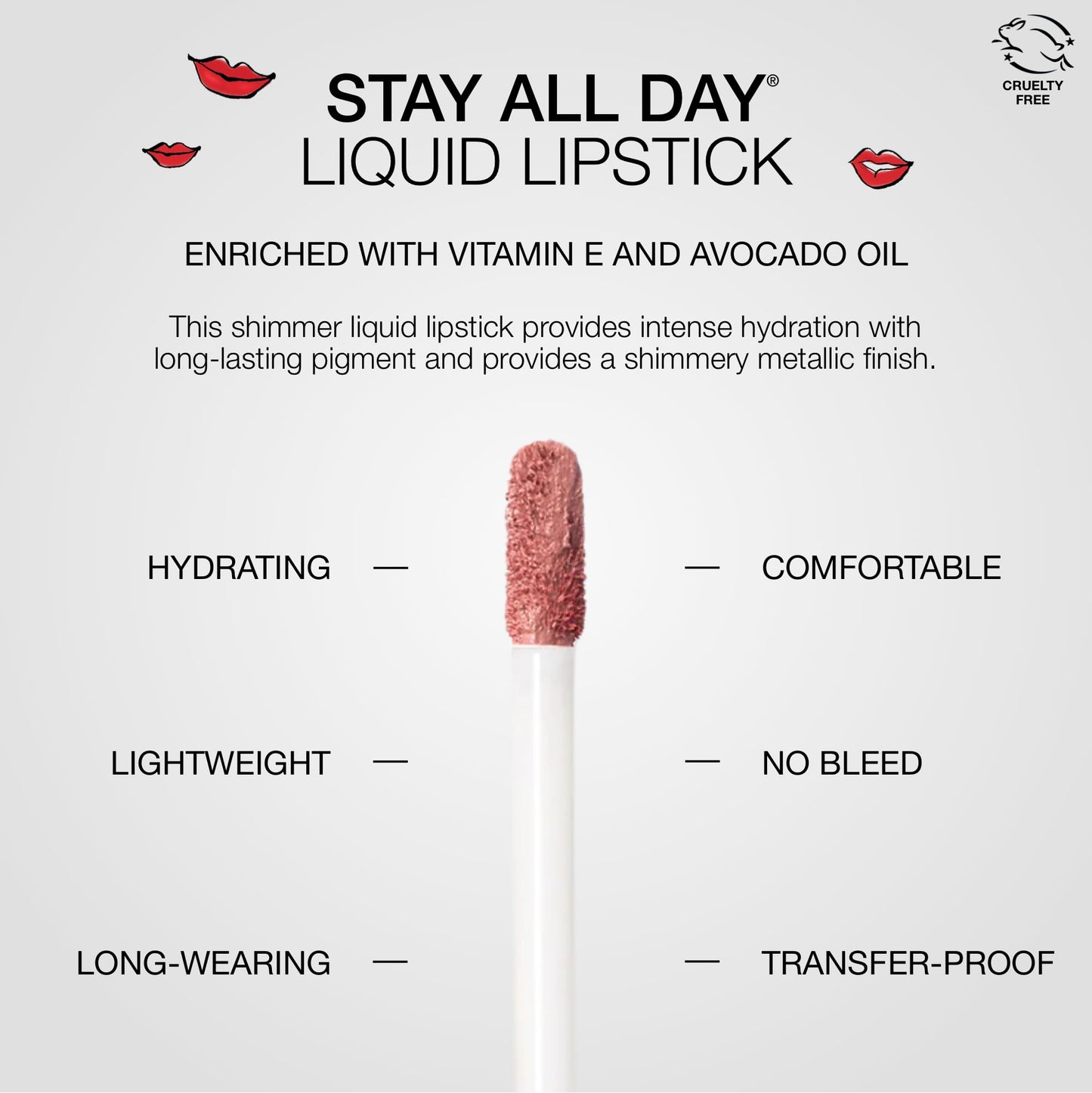 stila Stay All Day® Shimmer Liquid Lipstick, 0.10 oz. Beauty & Personal Care stila