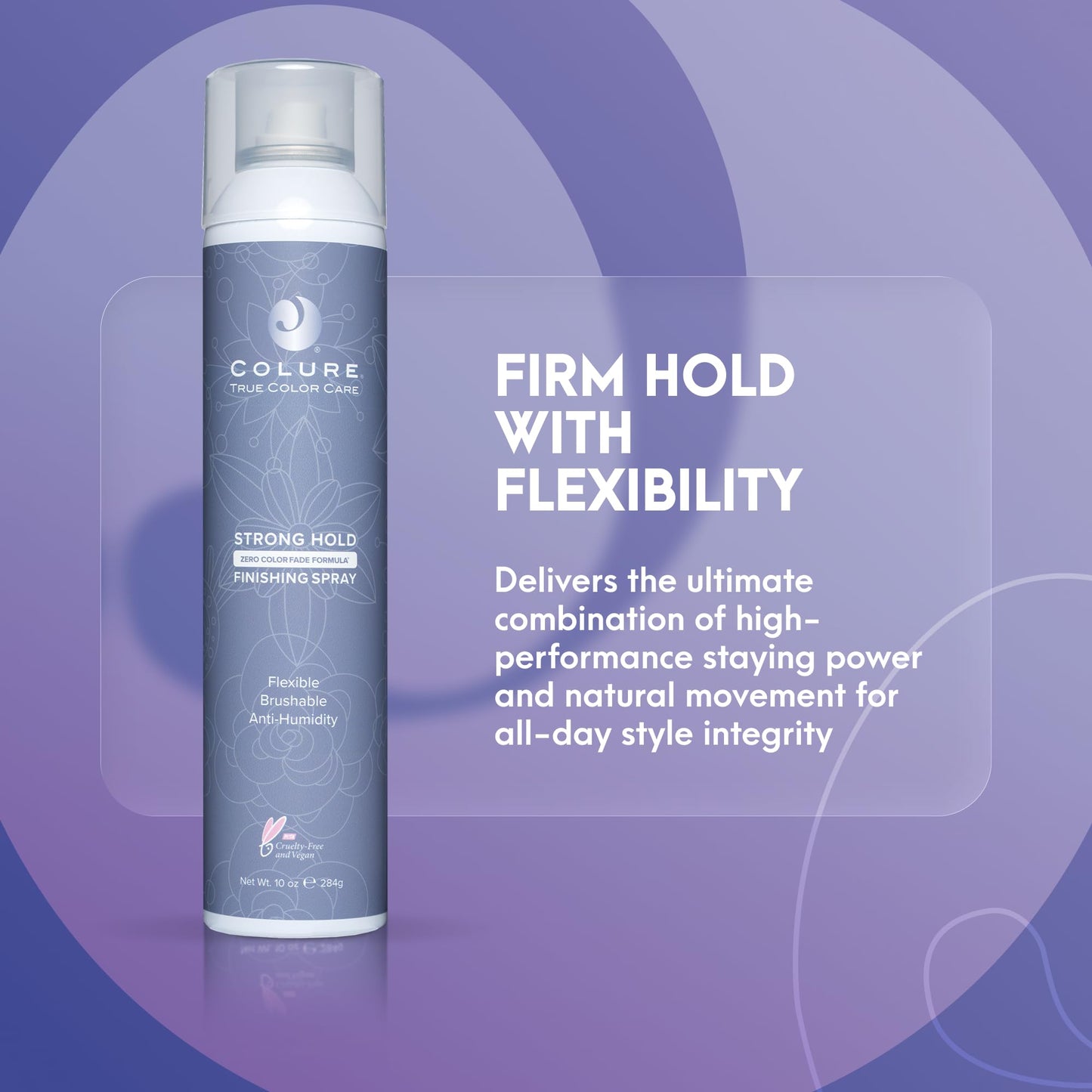 COLURE Strong Hold Finishing Spray 10 oz - Firm Flexible Professional Hairbrushable Hairspray with Humidity Resistance Beauty & Personal Care COLURE