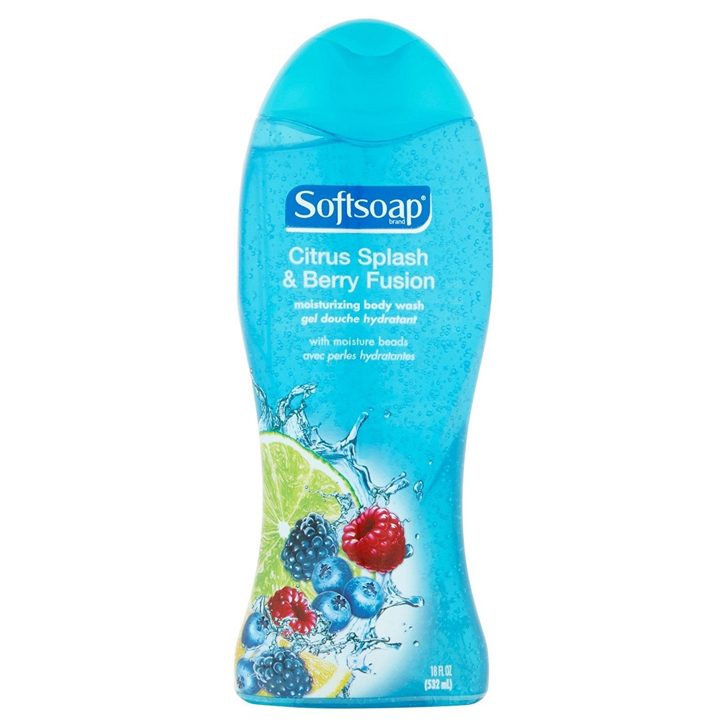 Softsoap Moisturizing Body Wash - Citrus Splash & Berry Fusion - Net Wt. 18 FL OZ (532 mL) Per Bottle - Pack of 3 Bottles Beauty & Personal Care Softsoap