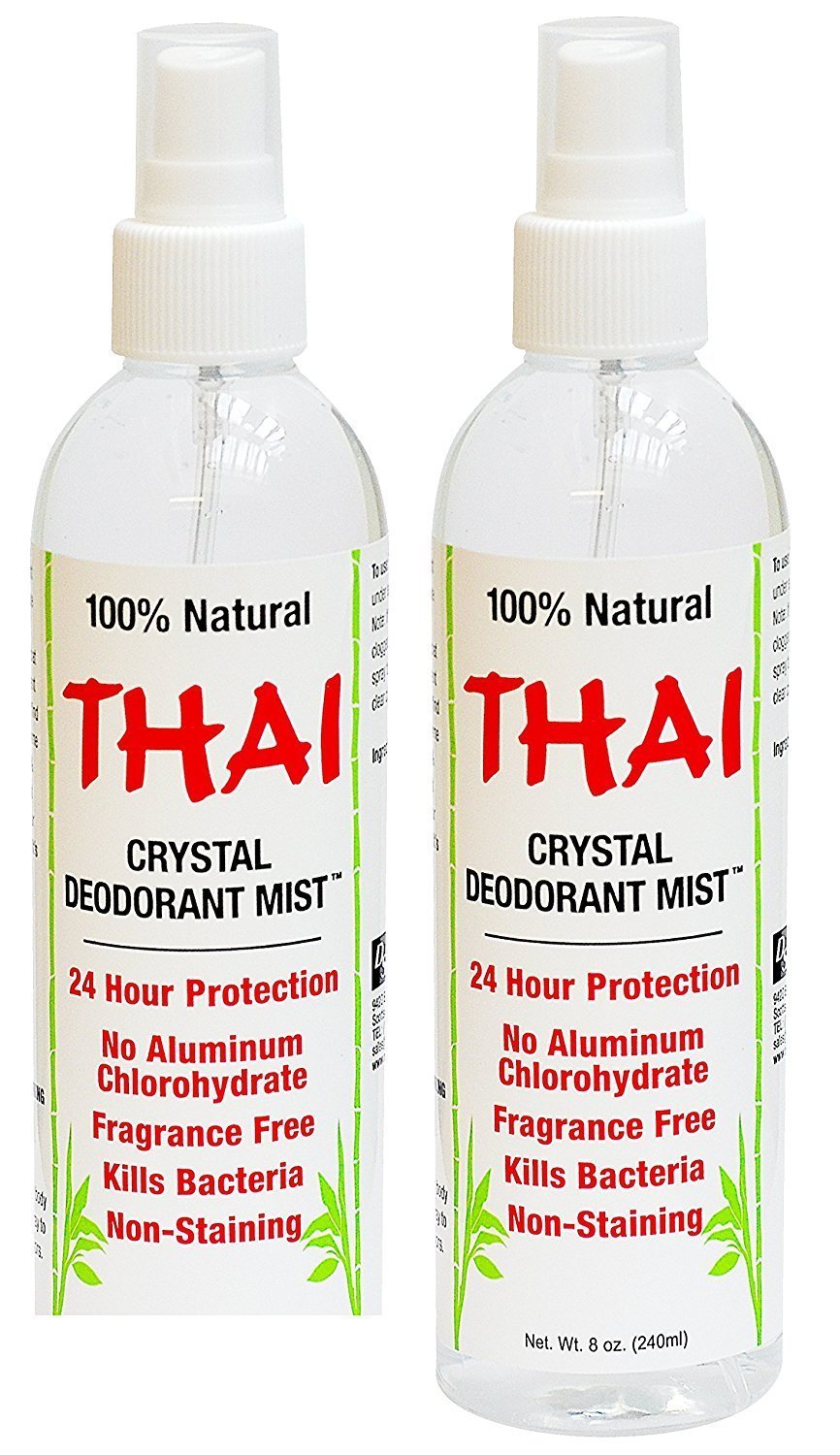 Thai Deodorant Stone Crystal Mist Natural Deodorant Spray 8 oz. Bundle, Pack of 8 Beauty and Personal Care Thai Deodorant Stone