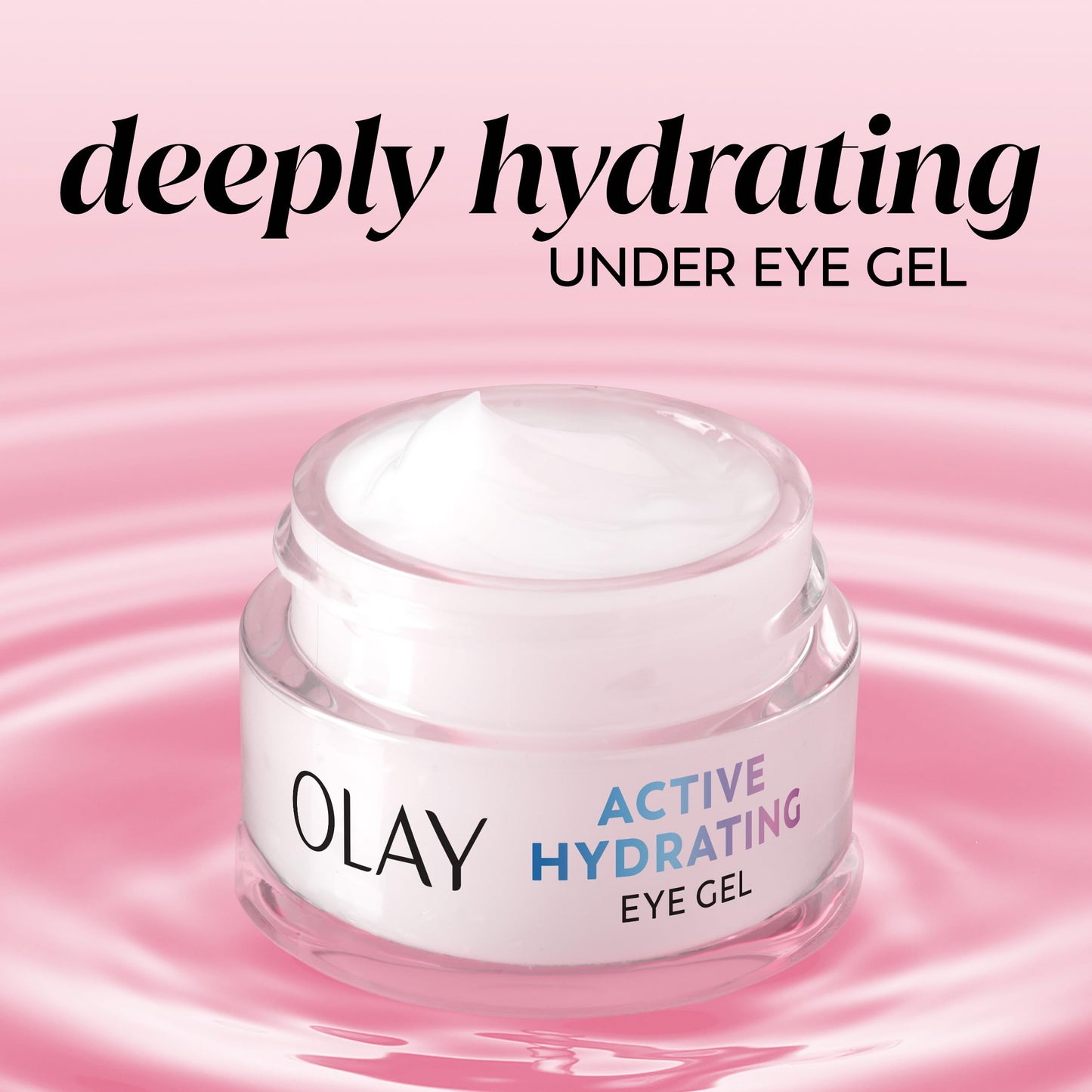Olay Active Hydrating Eye Gel, Fragrance-Free, Anti-Aging Eye Cream with Hyaluronic Acid and Niacinamide, 0.5 oz Beauty & Personal Care Olay