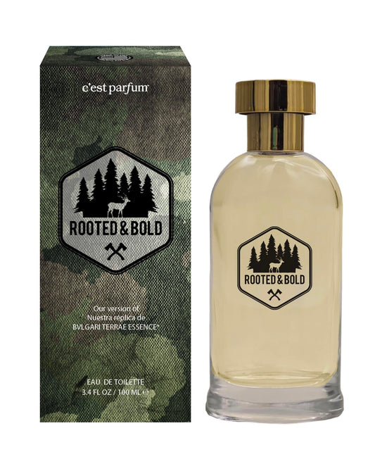 Belcam Beauty C'est parfum Rooted & Bold Eau de Toilette for Men, 3.4 Fl Oz, Citron Orris Vetiver Notes Beauty & Personal Care Belcam Beauty