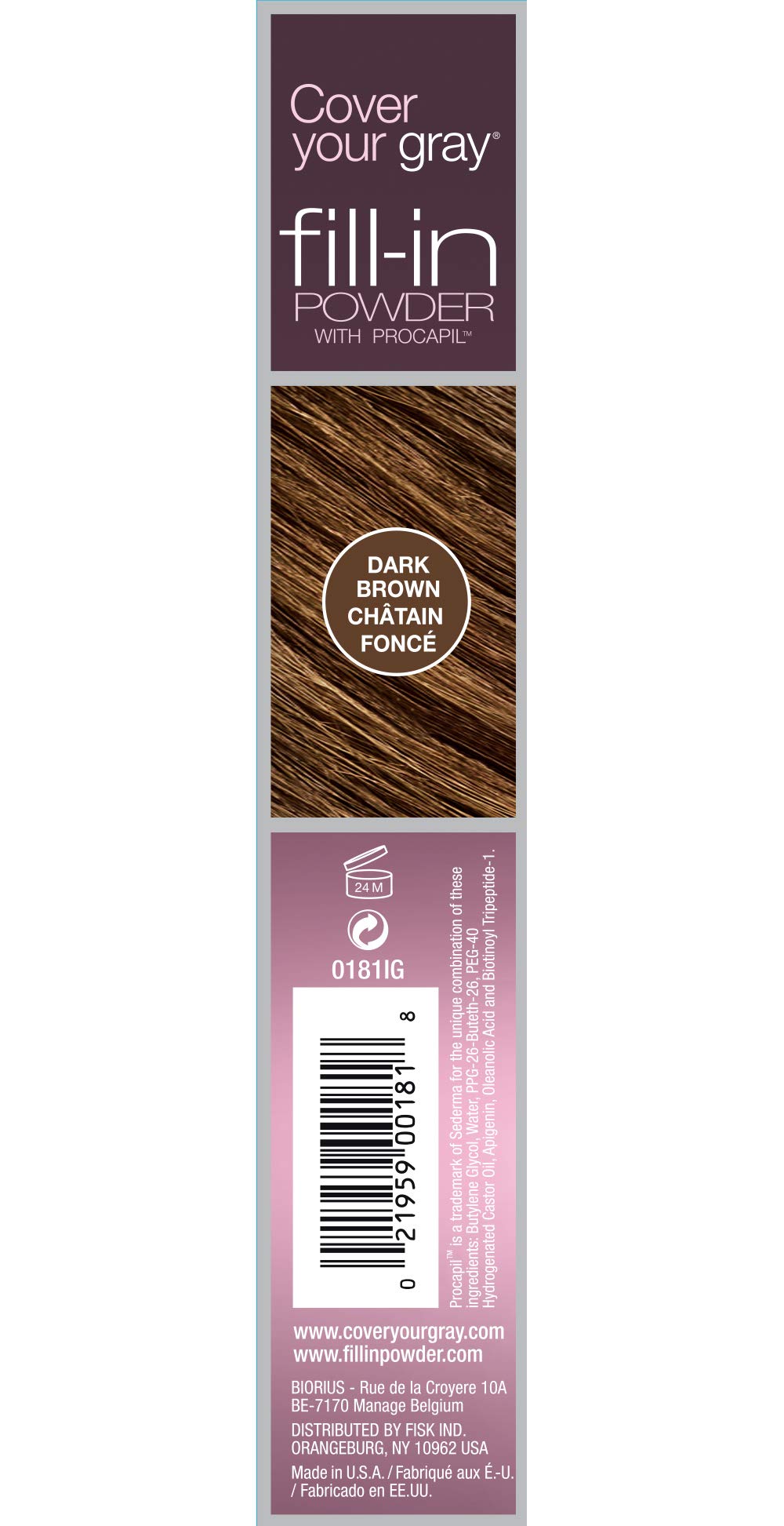 Cover Your Gray Fill In Powder - Dark Brown Beauty & Personal Care Cover Your Gray