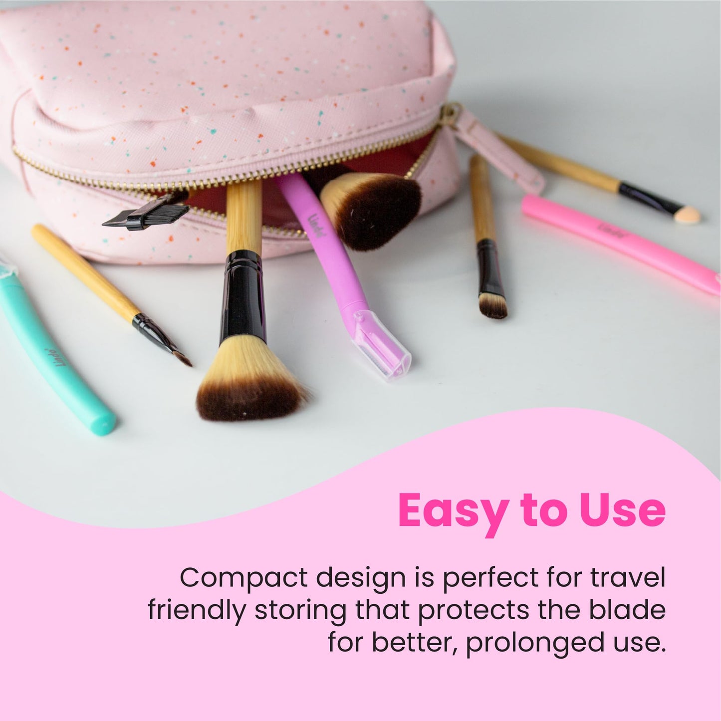 Lindo Brow Razor - Eyebrow Razor & Dermaplaning Tool, Multipurpose, Exfoliation, Face and Peach Fuzz facial Hair Removal dermaplane (6pcs) Beauty and Personal Care Lindo