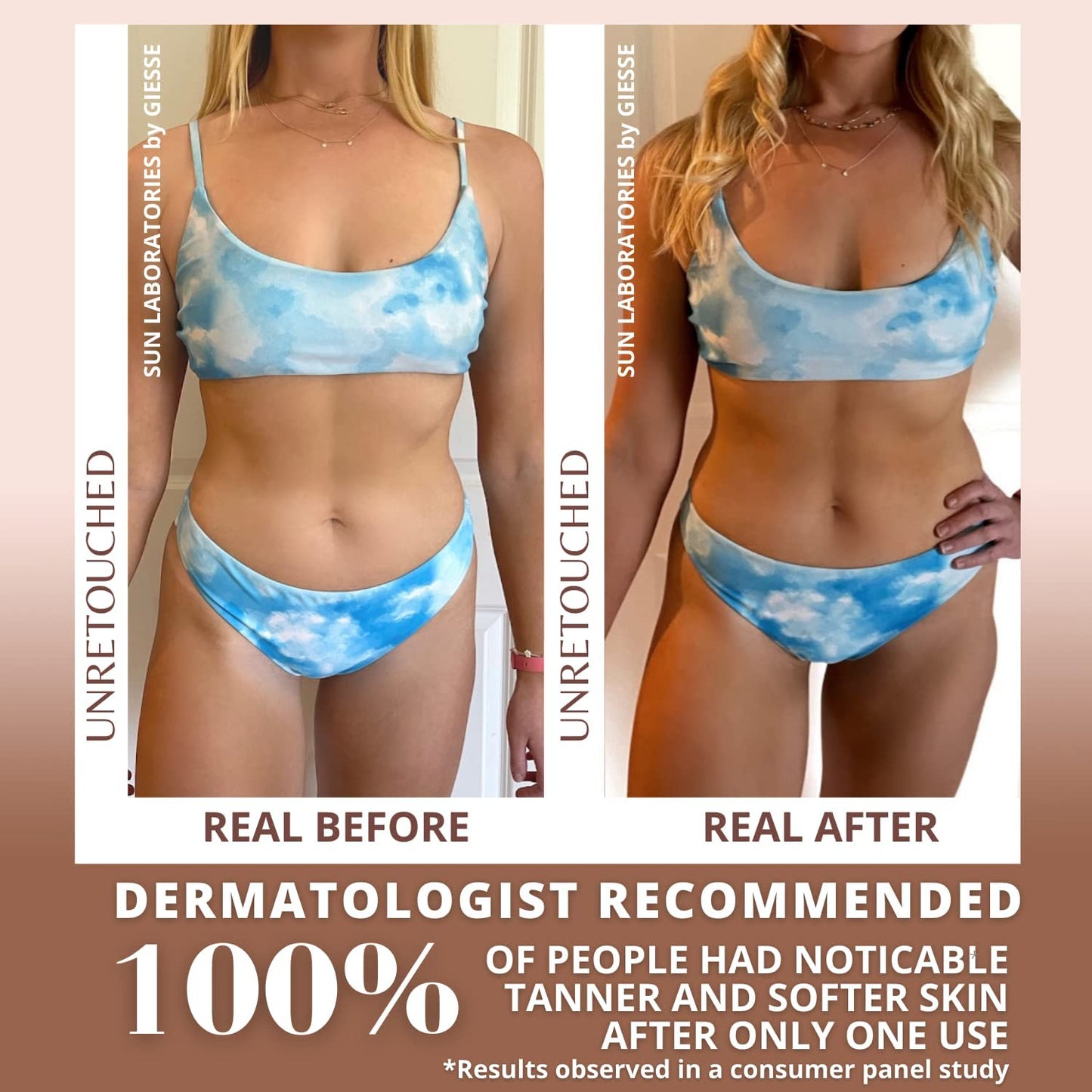 Sun Laboratories Self-Tanning Ultra Dark Sunless Tanning Lotion and Mitt for a Golden Glow - Dark - 2 Pack 8 fl oz Bottles + Mitt Beauty & Personal Care Sun Laboratories by Giesee