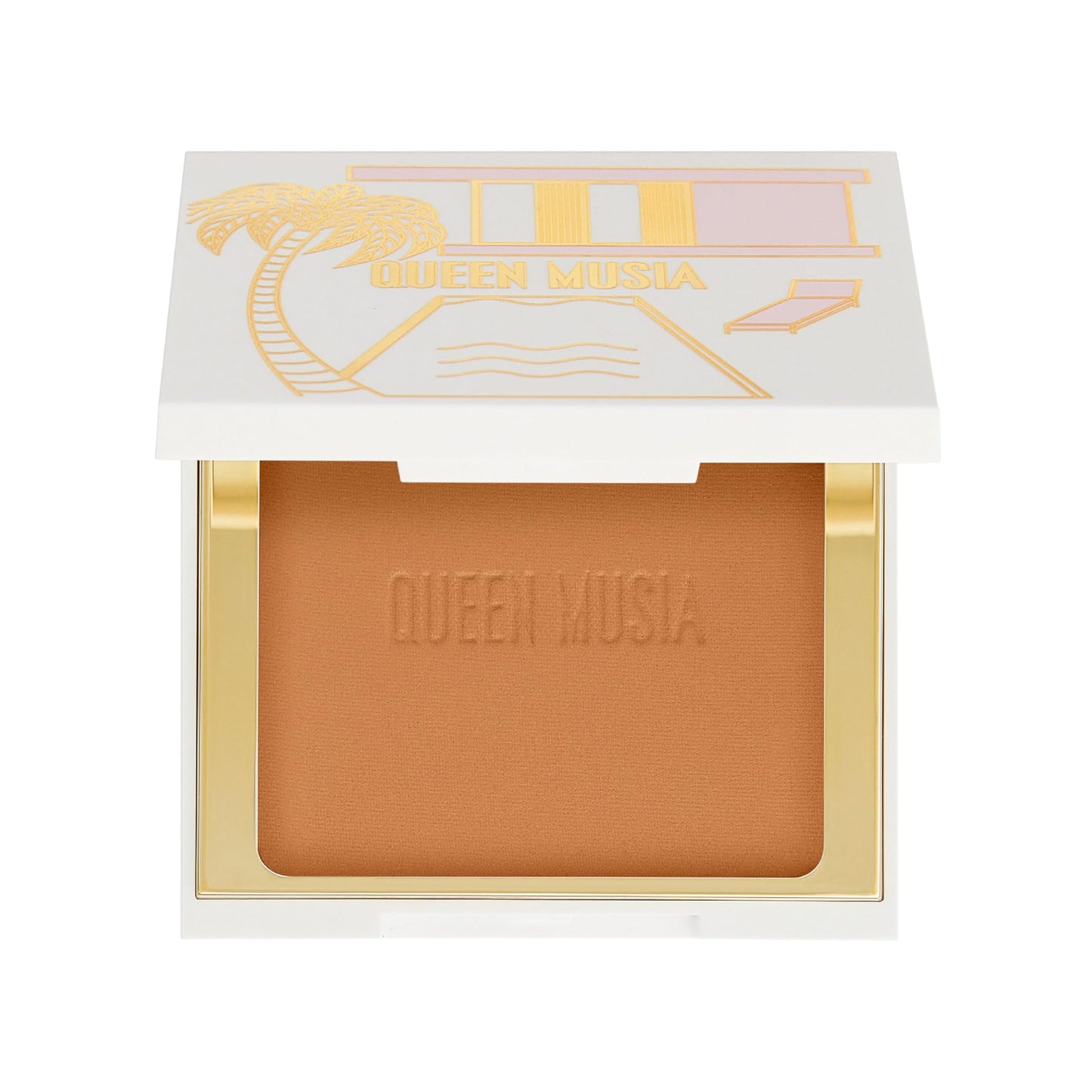 QUEEN MUSIA Voyage Nostalgique Soft Sunlight Bronzer -- Longwear, Sun Kissed, Blurring, Seamless Bronzer, Filtered Skin, Skincare Base, Skin Native Beauty & Personal Care Queen Musia