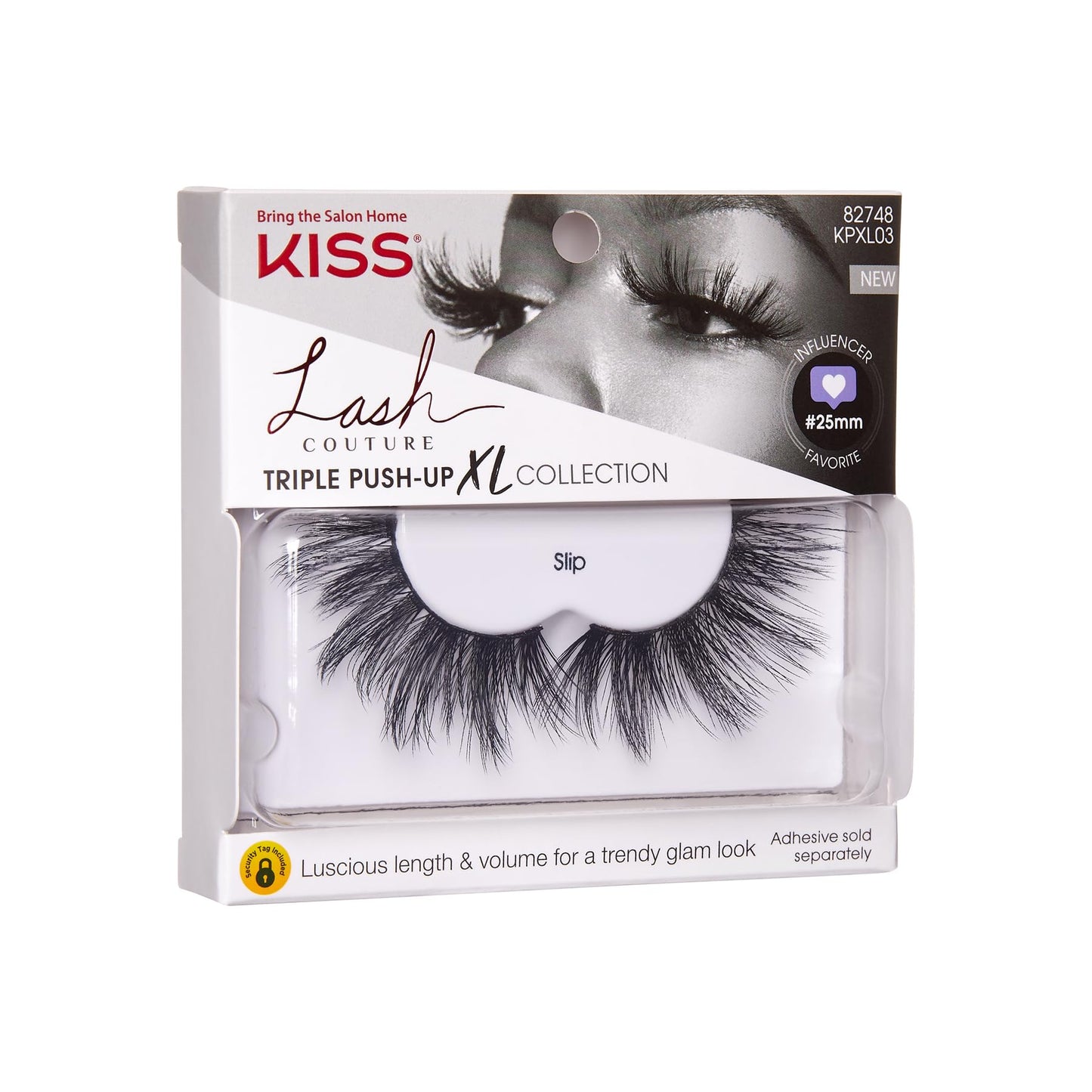 KISS Lash Couture Triple Push Up XL Collection False Eyelashes, 3D Volume in Extra Long Length with Triple Design Technology, Cruelty-Free Beauty & Personal Care Kiss