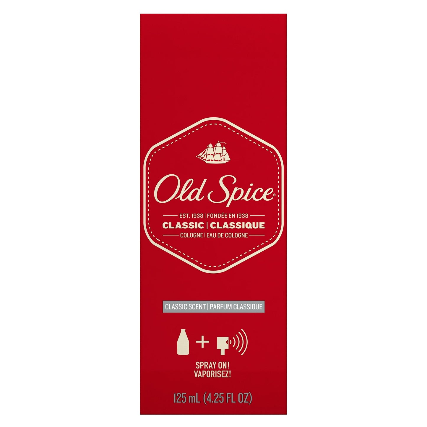 Old Spice Classic Cologne Spray 4.25 oz Beauty & Personal Care Old Spice