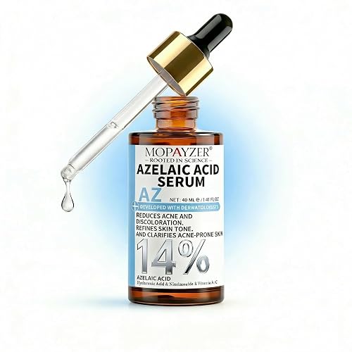14% Azelaic Acid Serum for Face with Niacinamide, Hyaluronic Acid & Vitamin A/C - Redness Soothing, Acne & Dark Spot Care, Azelic Acid for Acne Beauty & Personal Care mopayzer
