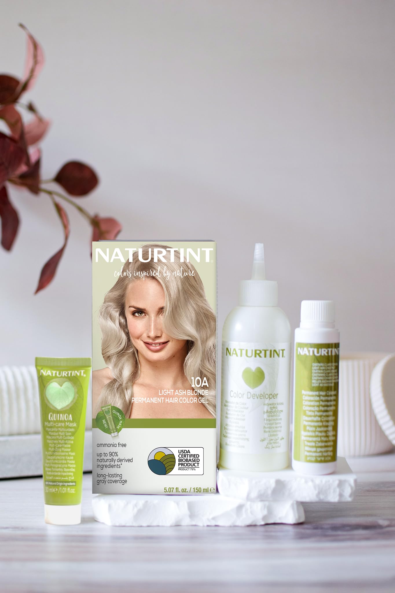 Naturtint 10A Light Ash Blonde Permanent Hair Color (Pack of 1), Ammonia Free, Vegan, Cruelty Free, up to 100% Gray Coverage, Long Lasting Results Beauty & Personal Care Naturtint