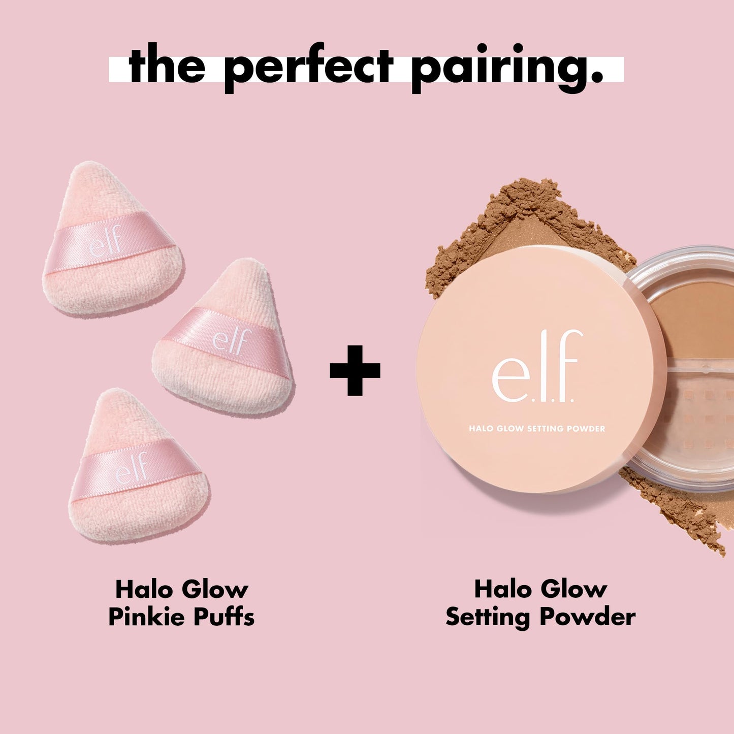 e.l.f. Halo Glow Pinkie Puffs, Finger-sized, Mini Puff For Applying Loose & Pressed Powders, Soft, Reusable & Washable, Vegan & Cruelty-Free, Set of 3 Beauty and Personal Care e.l.f.