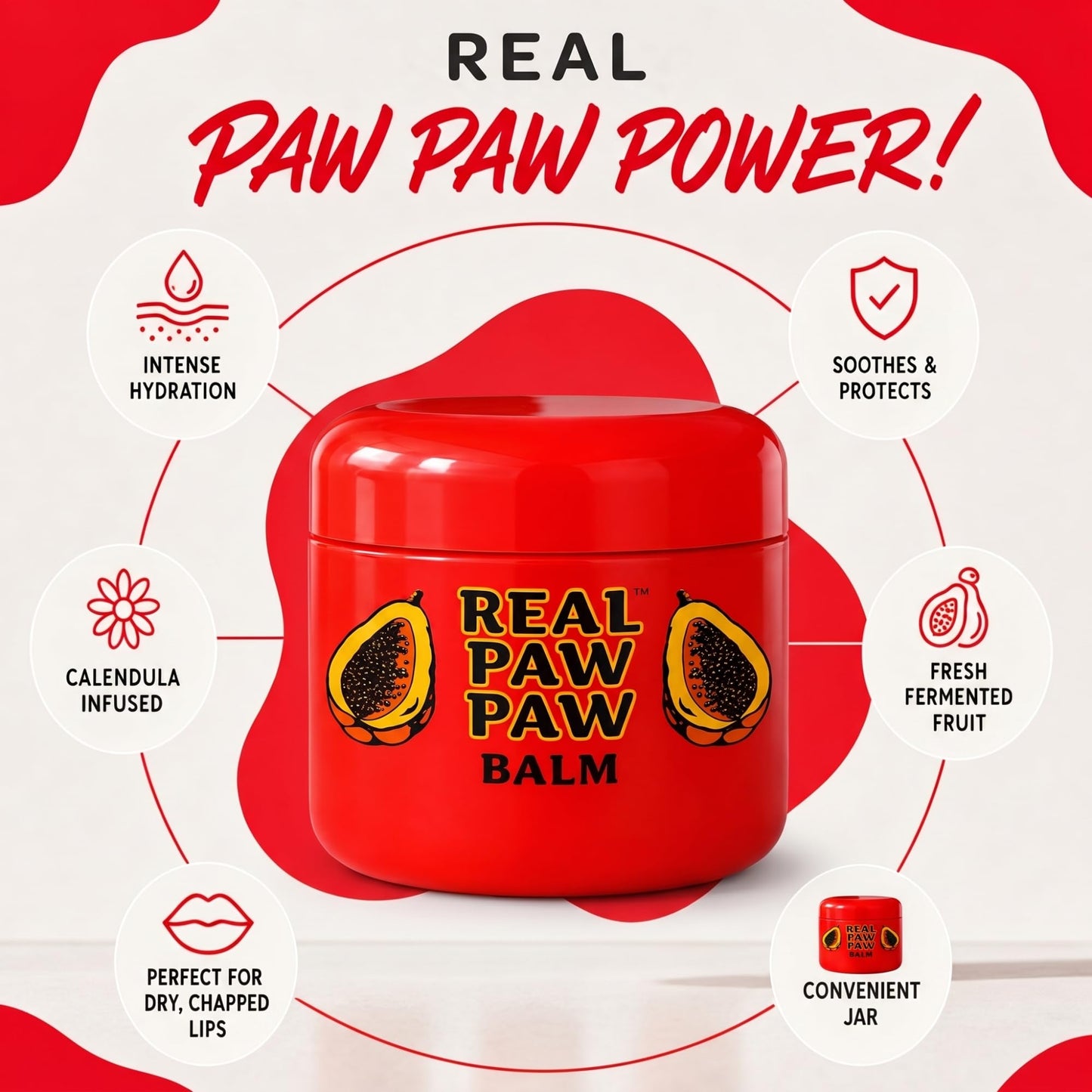 Real Paw Paw Ointment - Use For Lip Balm, Cream To Sooth, Protect and Hydrate All Skin Types. Made in Australia 200g Beauty and Personal Care Real Paw Paw Ointment