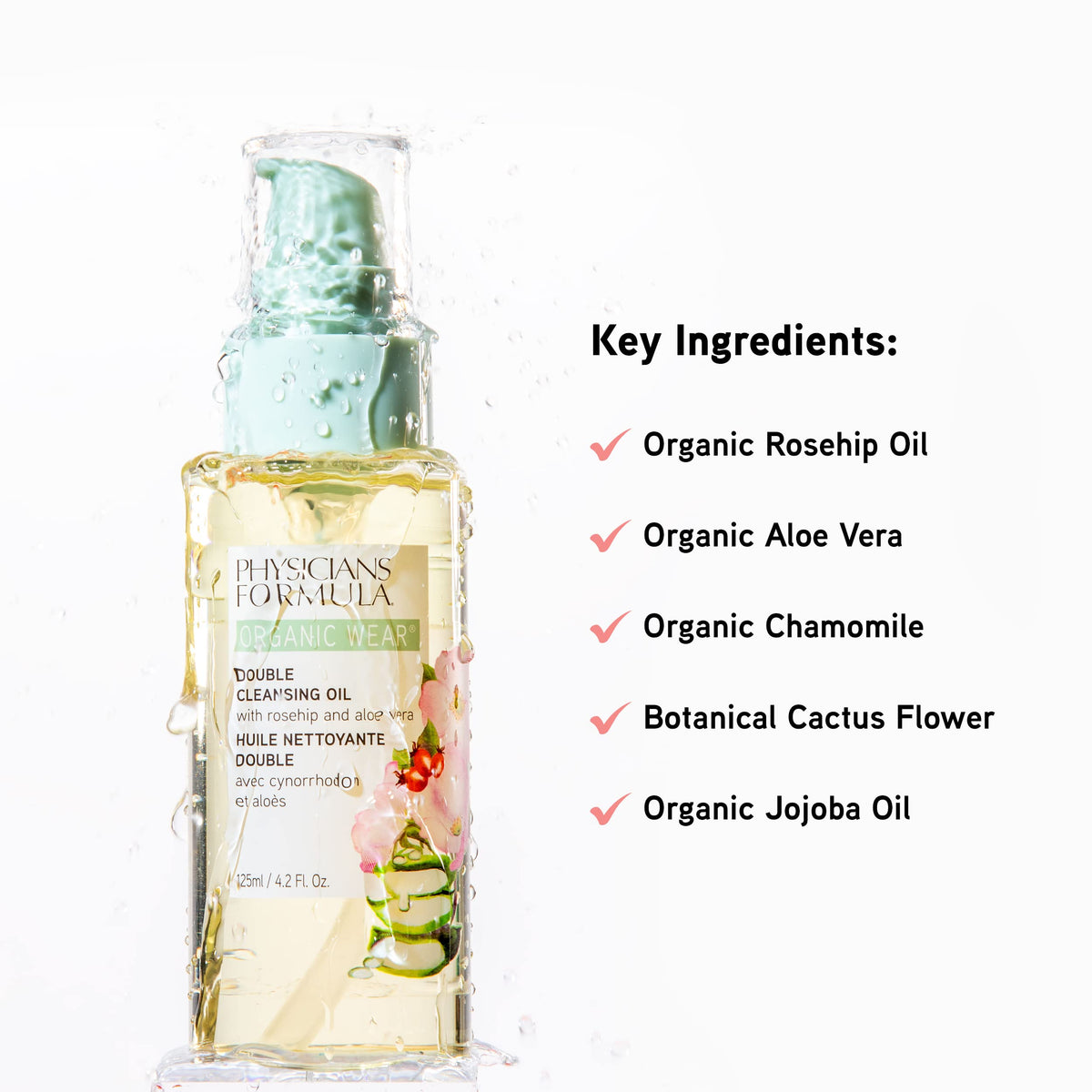 Organic Cleanser By Physicians Formula Organic Wear All Natural Double Cleansing Oil, Nourishing, Purifying, Dermatologist Tested Beauty & Personal Care Physicians Formula
