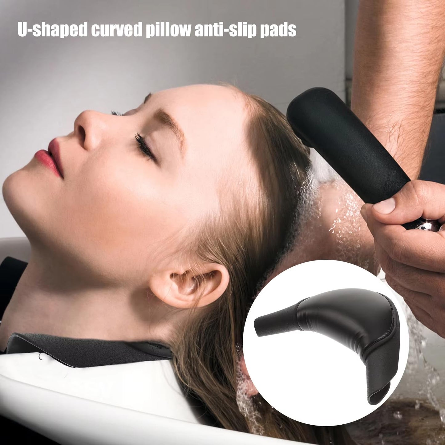DIIOOMIEEU Shampoo Bowl Neck Rest Salon Shampoo Reusable Convenient Neck Rest Cushion for Salon Shampoo Bowl Beauty and Personal Care DIIOOMIEEU