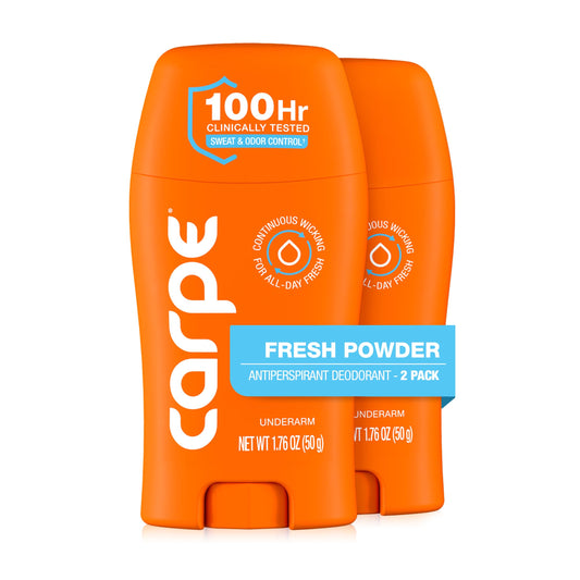 Carpe Underarm Antiperspirant Deodorant for Women and Men - Clinical Strength Deodorant for Women with 100 Hour Clinically Tested Sweat and Odor Beauty and Personal Care Carpe