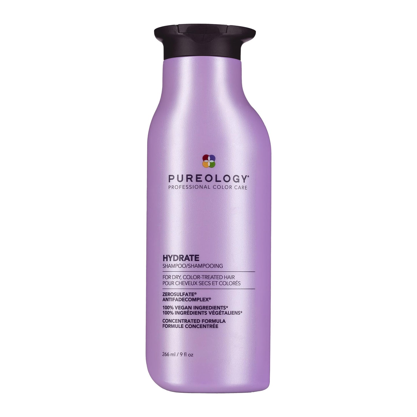 Pureology Hydrate Shampoo - For Dry or Color Treated Hair, Moisturizing Shampoo For Hydration & Softness, With Rose Extract & Green Tea, Vegan Beauty & Personal Care Pureology