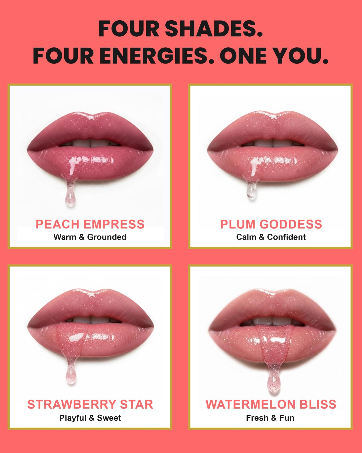 Kirby Kosmetics DivineDiva Lip Oil - TikTok-Viral Moisturizing & Hydrating High-Shine Lip Gloss with Hyaluronic, Coconut & Argan Oils - Vegan Lip Care Beauty & Personal Care Kirby Kosmetics