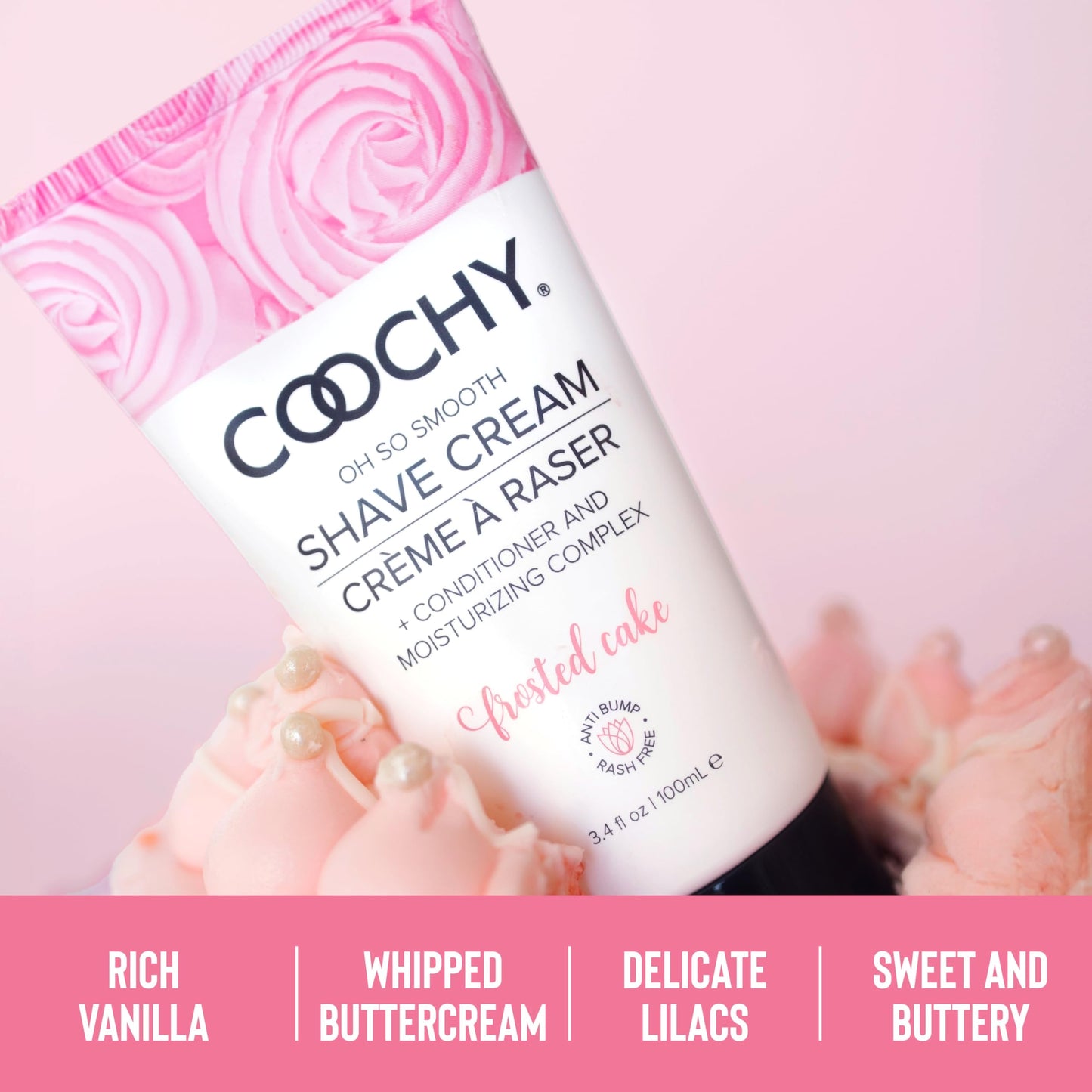 Coochy Shave Cream - Moisturizing Shave Lotion - Gentle Intimate Shaving Cream - For Bikini Area, Underarms, Legs & More - Rash-Free, Hydrating Beauty & Personal Care Coochy